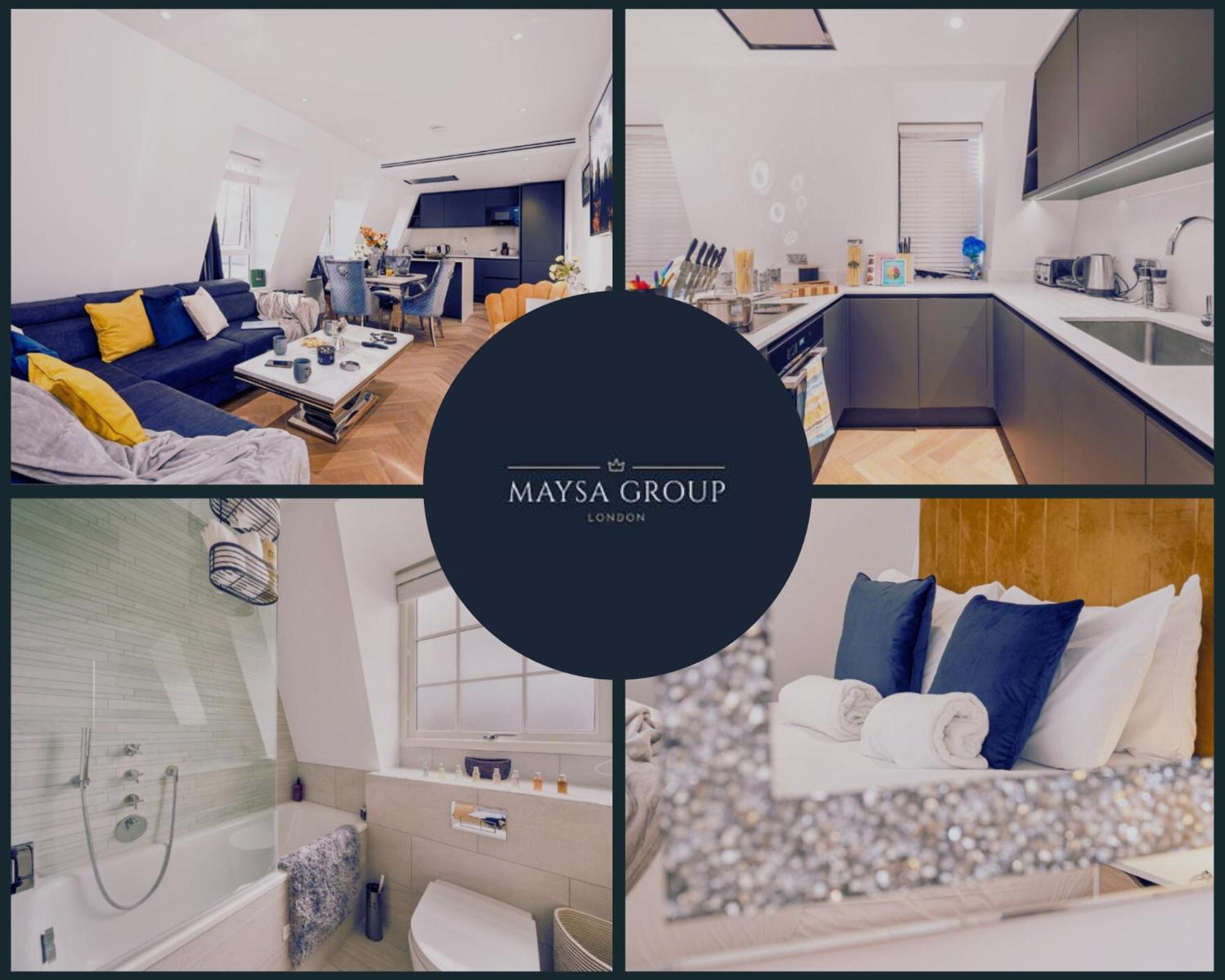 Stunning 1-Bedroom Penthouse In Marble Arch 72 Londra Dış mekan fotoğraf